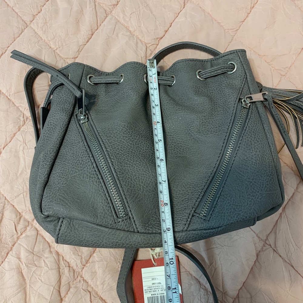 Gray off the shoulder purse - Picture 8 of 8